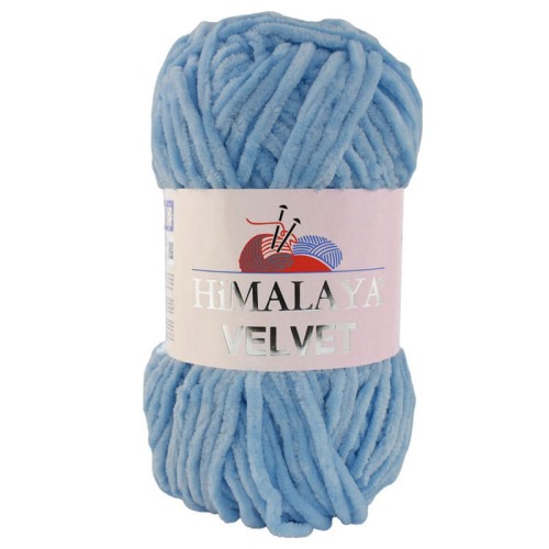 Włóczka Himalaya Velvet 90006 / jasny niebieski