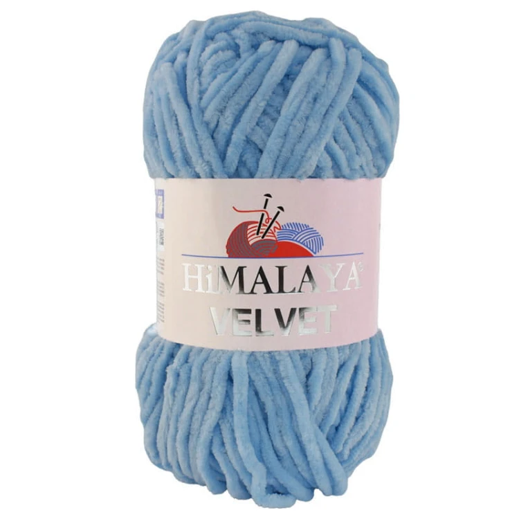 Włóczka Himalaya Velvet 90006 / jasny niebieski