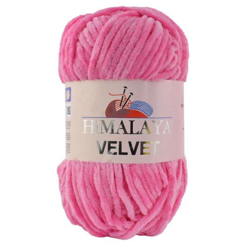 Włóczka Himalaya Velvet 90009 / cukierkowy róż