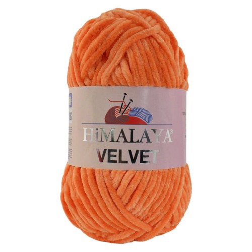 Włóczka Himalaya Velvet 90016 / pomarańcza