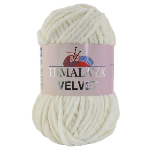 Włóczka Himalaya Velvet 90008 / śmietanka
