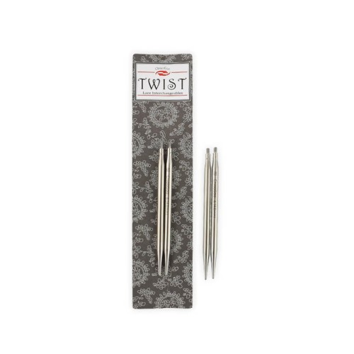 Druty wymienne ChiaoGoo Twist Lace 8 cm - stalowe