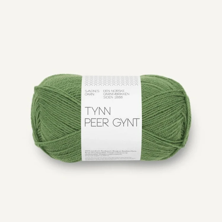 Włóczka Sandnes Garn Tynn Peer Gynt 8753 / blada zieleń