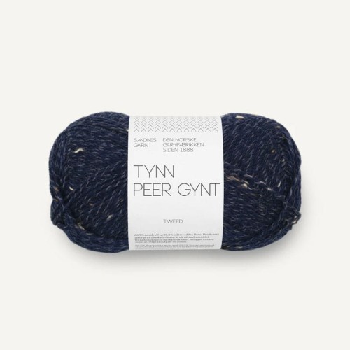 Włóczka Sandnes Garn Tynn Peer Gynt 5585 / granatowy tweed