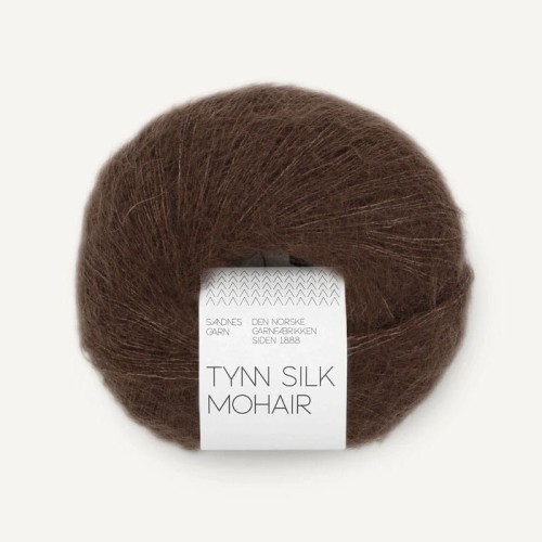 Włóczka Sandnes Garn Tynn Silk Mohair 3091 / kruszone ziarna kakao