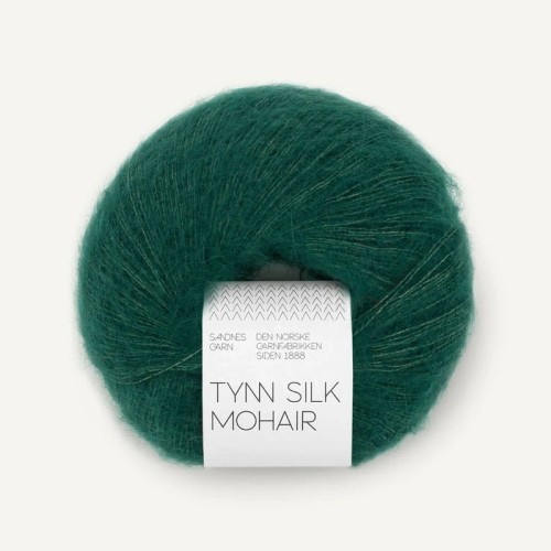 Włóczka Sandnes Garn Tynn Silk Mohair 7772 / szmaragd