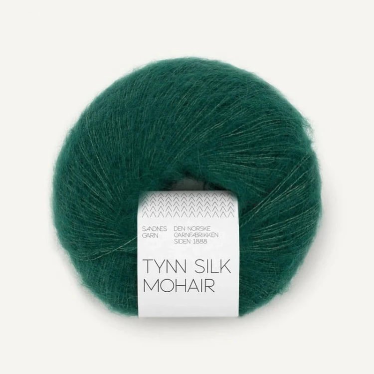 Włóczka Sandnes Garn Tynn Silk Mohair 7772 / szmaragd