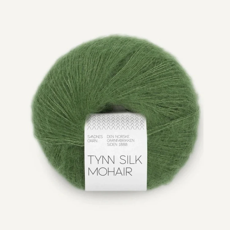 Włóczka Sandnes Garn Tynn Silk Mohair 8753 / blada zieleń