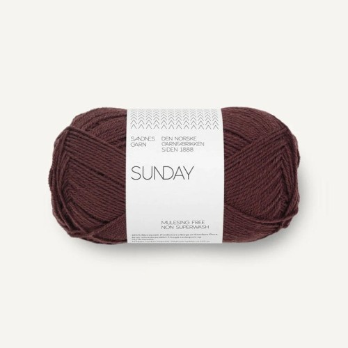 Włóczka Sandnes Garn Sunday 4381 / brownie