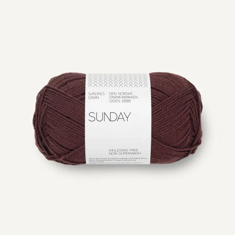 Włóczka Sandnes Garn Sunday 4381 / brownie