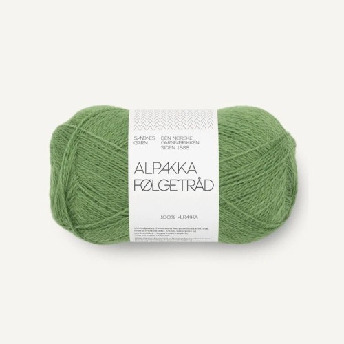 Włóczka Sandnes Garn Alpakka Folgetrad 8753 / blada zieleń