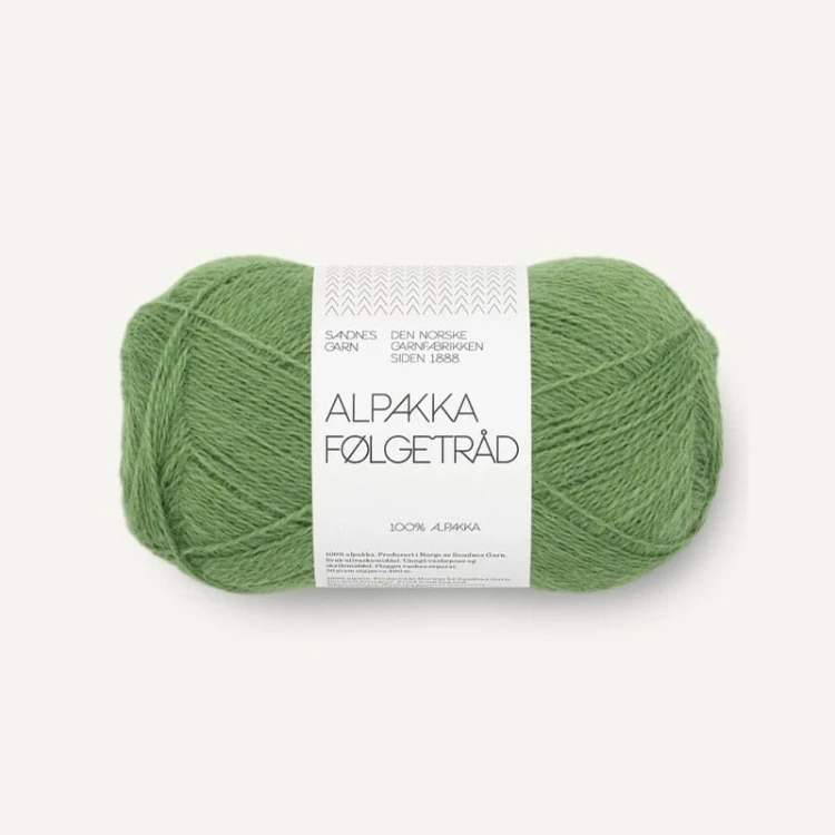 Włóczka Sandnes Garn Alpakka Folgetrad 8753 / blada zieleń