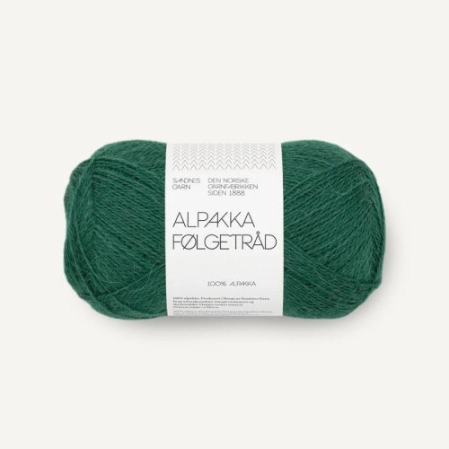 Włóczka Sandnes Garn Alpakka Folgetrad 7772 / szmaragd