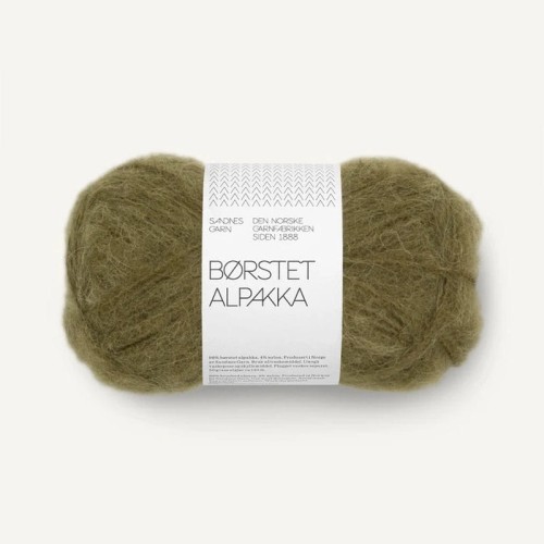 Włóczka Sandnes Garn Borstet Alpakka 9873 / jasne khaki