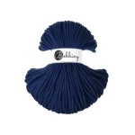 Sznurek pleciony bawełniany Bobbiny Premium / Ink Blue / 5mm / 100m