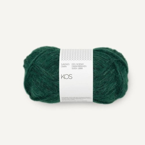 Włóczka Sandnes Garn Kos 7772 / szmaragd