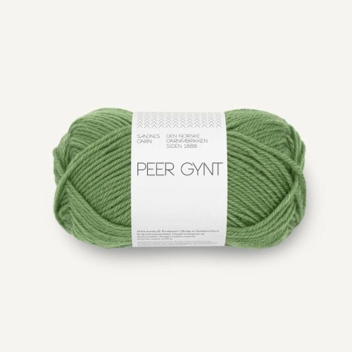 Włóczka Sandnes Garn Peer Gynt 8753 / blada zieleń