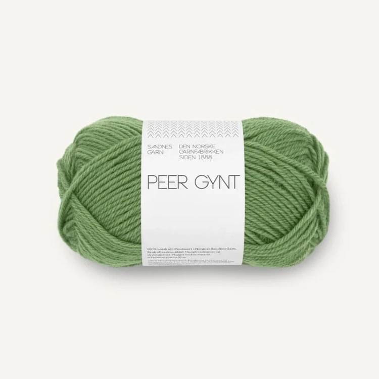 Włóczka Sandnes Garn Peer Gynt 8753 / blada zieleń