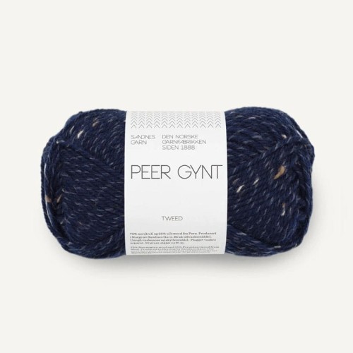 Włóczka Sandnes Garn Peer Gynt Tweed 5585 / granatowy