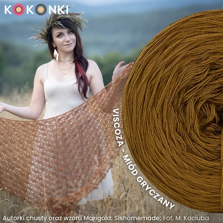 Autorki chusty oraz wzoru Marigold: Sishomemade; Fot. M. Kaciuba
