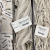 Metka tkana PetiteKnit "Care label" - instrukcja prania / naturalny /  7,5 x 4 cm / 1 szt