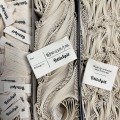 Metka tkana PetiteKnit "Care label" - instrukcja prania / naturalny /  7,5 x 4 cm / 1 szt