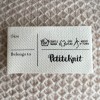 Metka tkana PetiteKnit "Care label" - instrukcja prania / naturalny /  7,5 x 4 cm / 1 szt