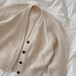 Wzór PetiteKnit / Champagne Cardigan - w języku angielskim + tłumaczenie PL