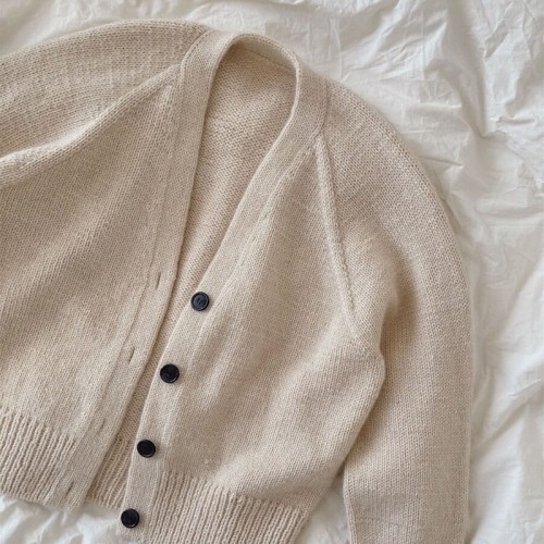 Wzór PetiteKnit / Champagne Cardigan - w języku angielskim + tłumaczenie PL