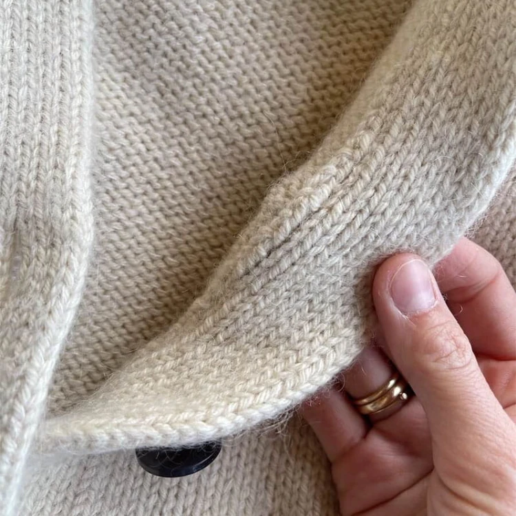 Wzór PetiteKnit / Champagne Cardigan - w języku angielskim + tłumaczenie PL