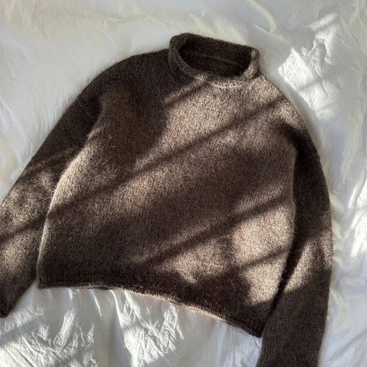 Wzór PetiteKnit / Cloud Sweater - w języku angielskim + tłumaczenie PL
