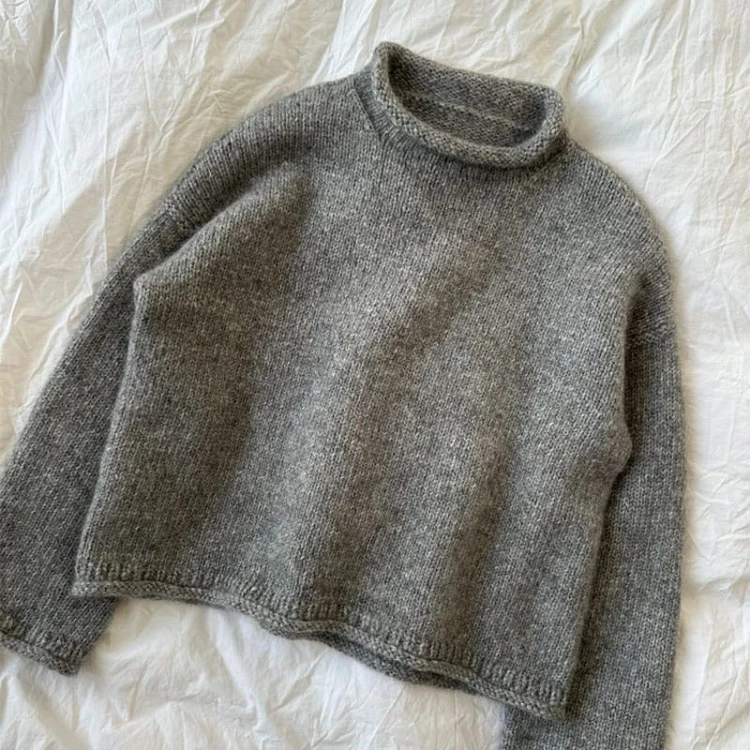 Wzór PetiteKnit / Cloud Sweater - w języku angielskim + tłumaczenie PL