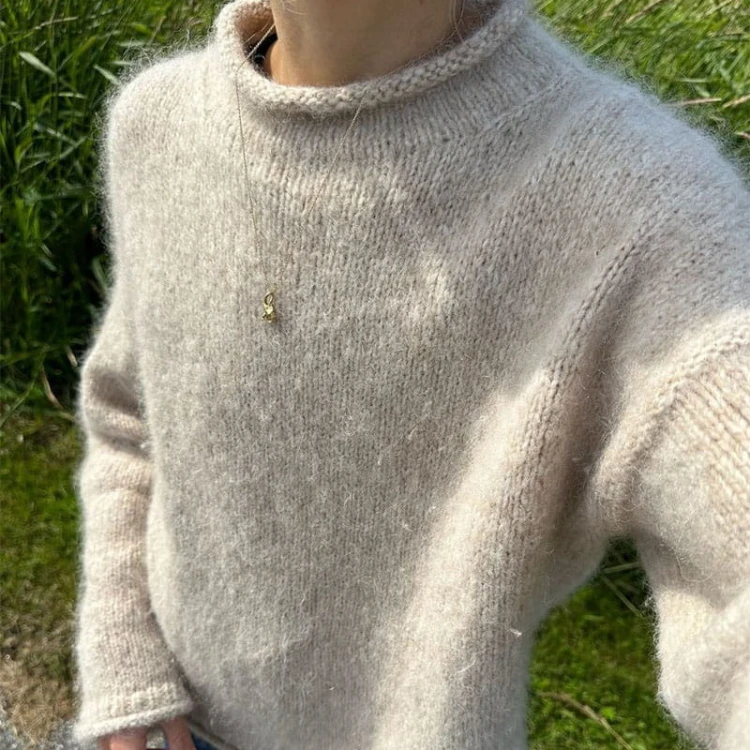 Wzór PetiteKnit / Cloud Sweater - w języku angielskim + tłumaczenie PL