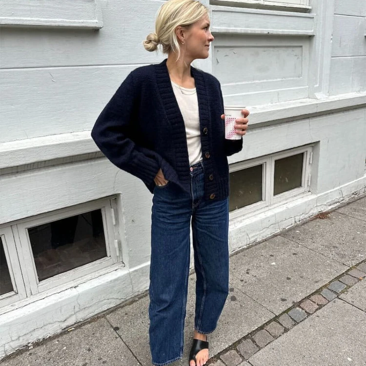 Wzór PetiteKnit / Eva Cardigan - w języku angielskim + tłumaczenie PL