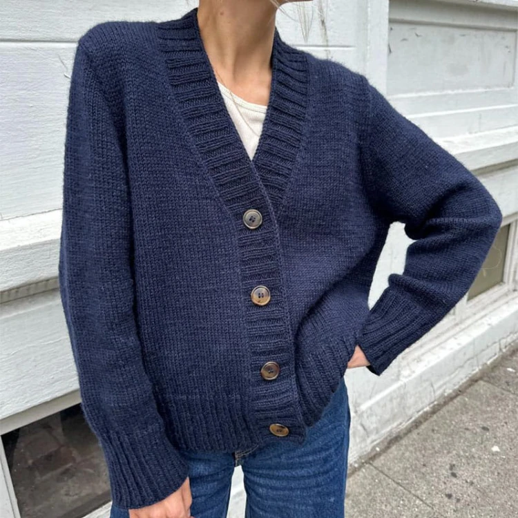 Wzór PetiteKnit / Eva Cardigan - w języku angielskim + tłumaczenie PL