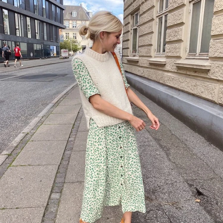 Wzór PetiteKnit / Holiday Slipover - w języku angielskim