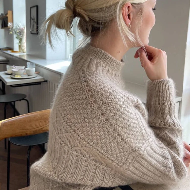 Wzór PetiteKnit / Ingrid Sweater - w języku angielskim