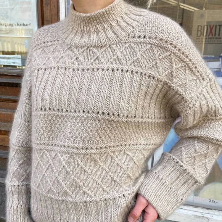 Wzór PetiteKnit / Ingrid Sweater - w języku angielskim