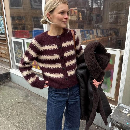 Wzór PetiteKnit / Key Cardigan - w języku angielskim