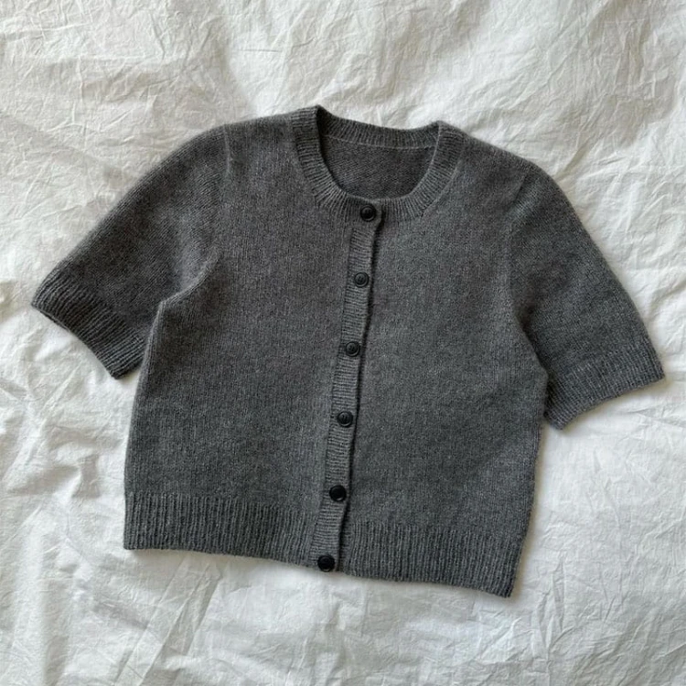 Wzór PetiteKnit / Maggie Cardigan - w języku angielskim + tłumaczenie PL