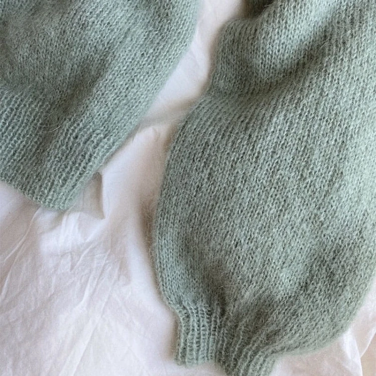 Wzór PetiteKnit / Novice Cardigan - Mohair - w języku angielskim