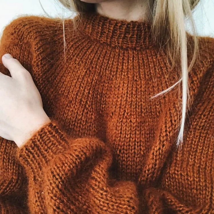 Wzór PetiteKnit / Novice Sweater - w języku angielskim + tłumaczenie PL