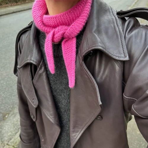 Wzór PetiteKnit / Sophie Scarf - w języku angielskim + tłumaczenie PL