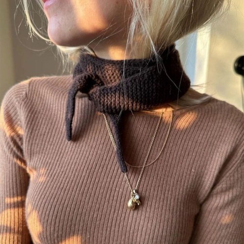 Wzór PetiteKnit / Sophie Scarf - w języku angielskim + tłumaczenie PL