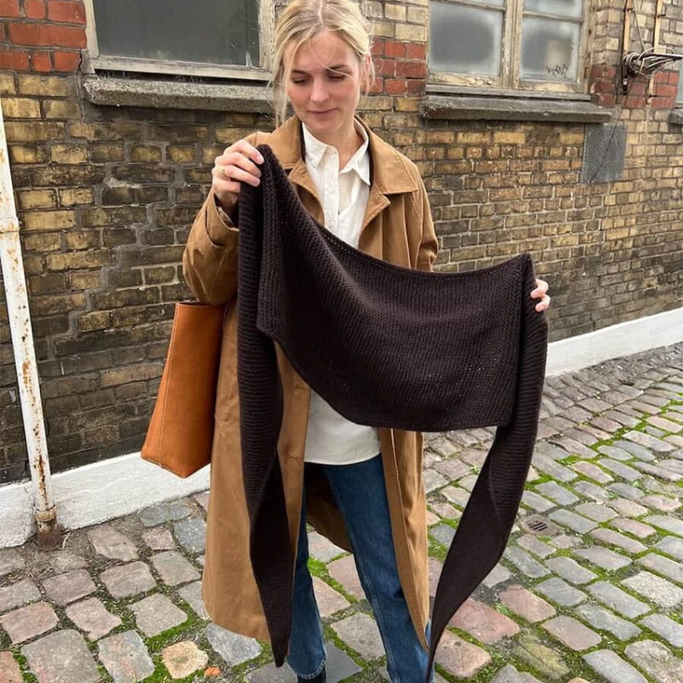 Wzór PetiteKnit / Sophie Shawl - w języku angielskim + tłumaczenie PL