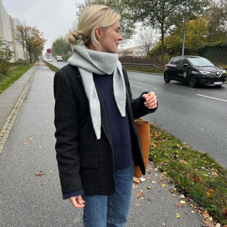 Wzór PetiteKnit / Sophie Shawl - w języku angielskim + tłumaczenie PL