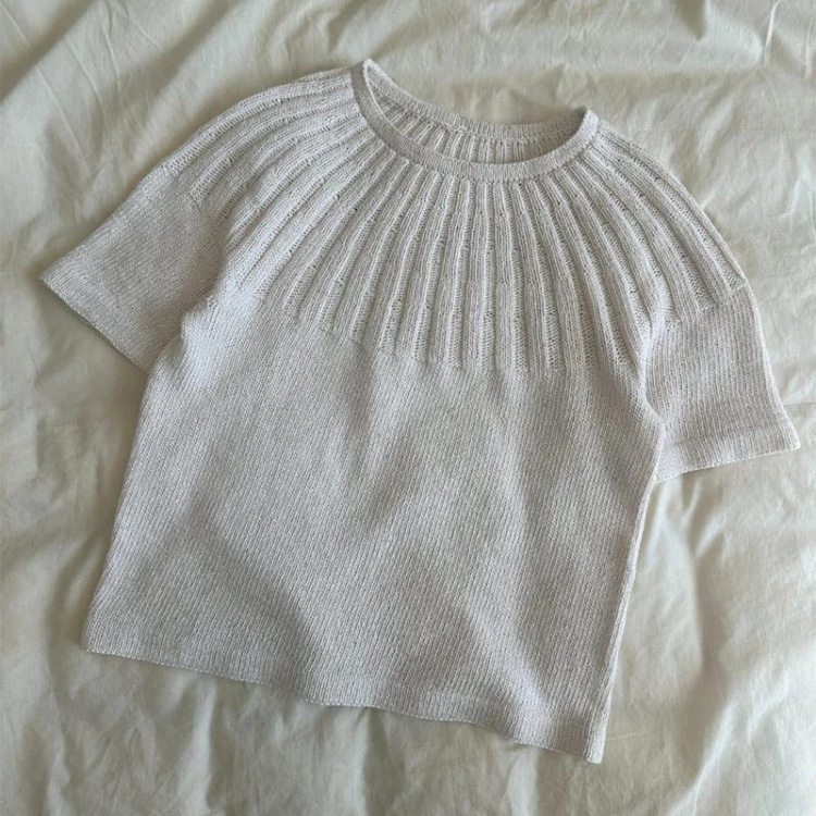 Wzór PetiteKnit / Sunday Tee - w języku angielskim