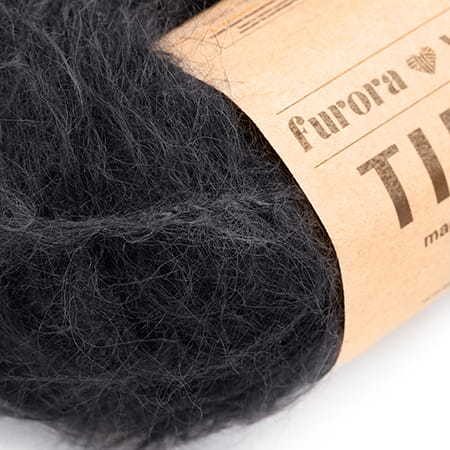 Włóczka Furora Yarns Tiya / czerń