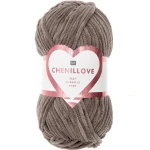 Włóczka Rico Design Chenillove 012 / zimny brąz 