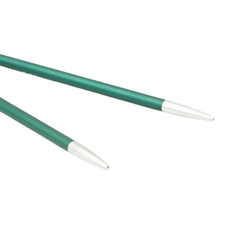 Druty KRÓTKIE do wymiennych żyłek KnitPro Zing Mini - metalowe